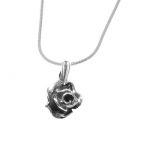 Róża srebrny wisiorek BN54